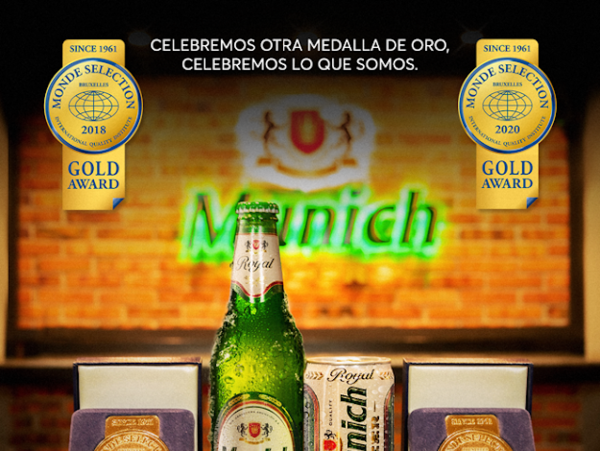 HOY / Munich, medalla de oro de Monde Selection por segunda vez