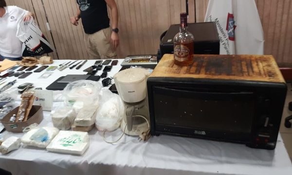 Encuentran laboratorio de cocaína en el Penal de Tacumbú