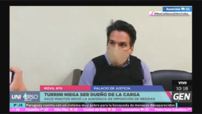 HOY / Christian Turrini, niega ser el dueño de la carga