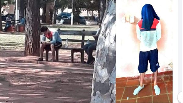 Tenía orden de captura, se le ocurrió sentarse frente a la Comisaría y fue detenido