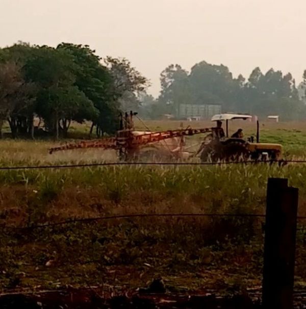 Vecinos de Villa Guillermina se quejan de agricultor