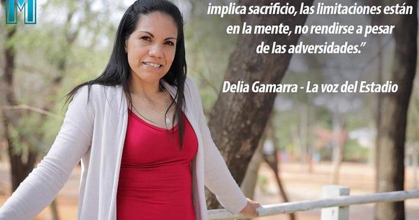 La historia de vida de Delia Gamarra “La voz del estadio”