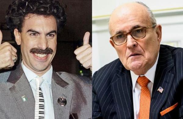 'Borat' complica al abogado de Trump por unas imágenes comprometedoras junto a una joven - C9N