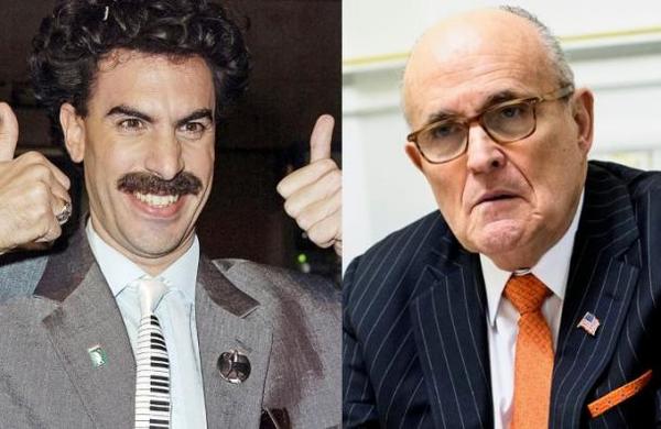 'Borat' complica al abogado de Trump por unas imágenes comprometedoras junto a una joven - SNT