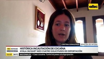 Ayala Jacquet hizo cuatro solicitudes de exportación, según Infona - ABC Noticias - ABC Color