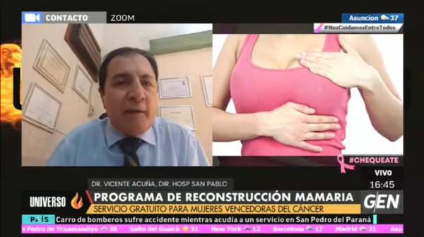 HOY / Programa de reconstrucción mamaria, servicio gratuito para las vencedoras del cáncer de mama