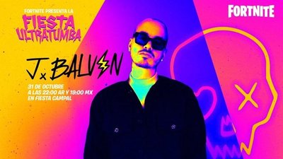 J Balvin dará un concierto en el mundo Fortnite por Halloween | OnLivePy