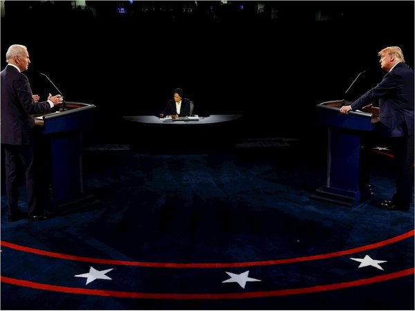 Trump y Biden en debate final sin golpes desestabilizadores