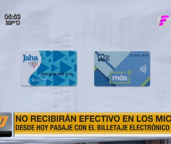 Uso obligatorio de billetaje electrónico desde este viernes