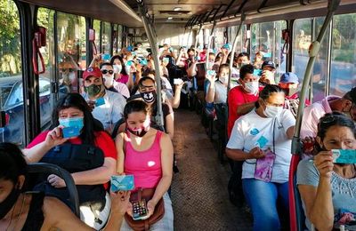 Por primera vez se tiene un conteo real de pasajeros del transporte público - Nacionales - ABC Color