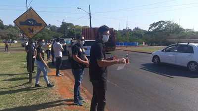 Continua campaña “Quema Cero CDE” en la rotonda del Área 1