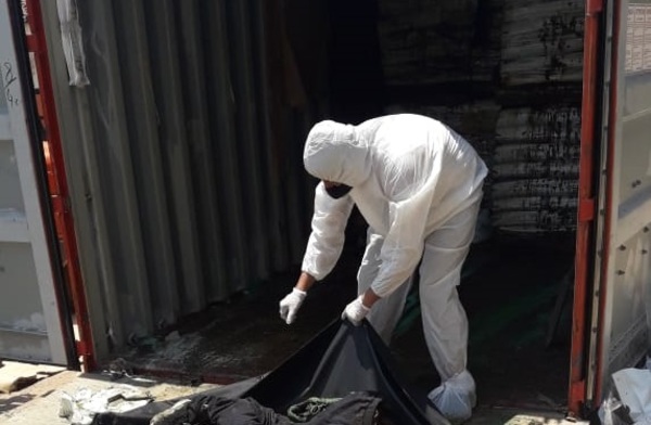 Al menos 6 cadáveres fueron encontrados en un contenedor proveniente de Serbia