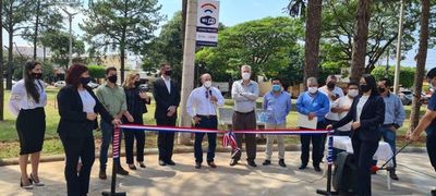 Habilitan en Pedro Juan Caballero el primer punto de internet gratuito además de dos telecentros - El Trueno