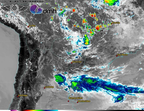 Meteorología activa su alerta por tormentas para esta tarde - Nacionales - ABC Color