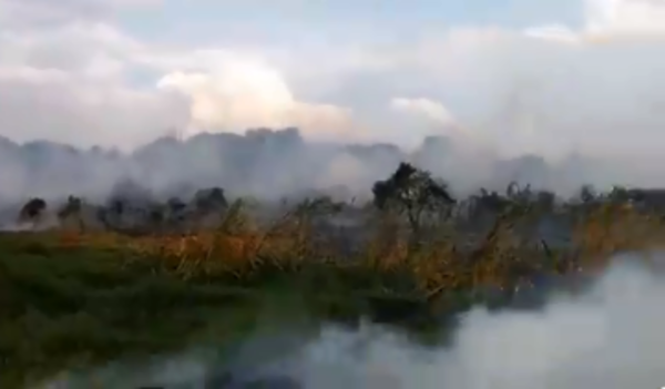 Incendio de gran magnitud en Mariano Roque Alonso » Ñanduti