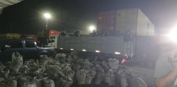 HOY / Finaliza revisión de contenedores en Villeta: cocaína incautada asciende a casi 3 toneladas