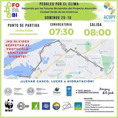 Foro de la Bicicleta apunta a movilidad sostenible en Paraguay - Nacionales - ABC Color