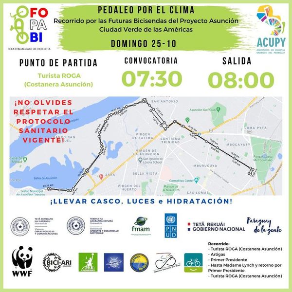 Foro de la Bicicleta apunta a movilidad sostenible en Paraguay - Nacionales - ABC Color