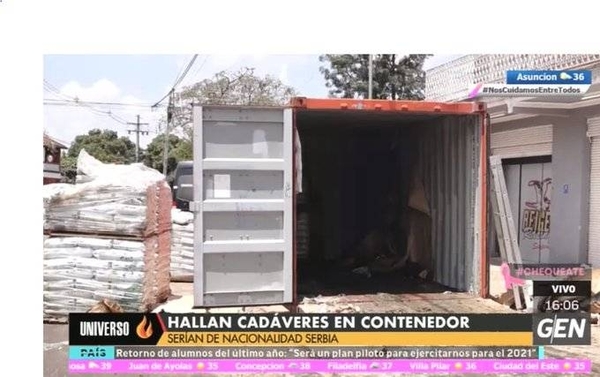HOY / Hallan cadáveres en contenedor, al respecto Claudio Diaz De Vivar, administrador de Aduanas