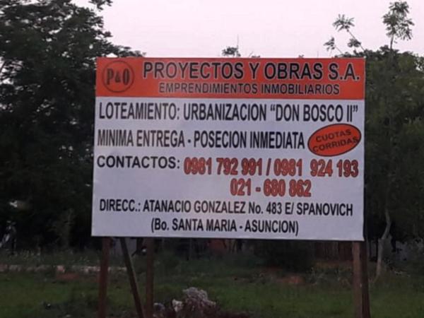 Denuncian venta de tierras donadas para comunidades
