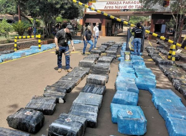 Más de 10 toneladas de marihuana fue cargamento incautado en Itapúa