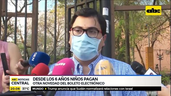 Billetaje electrónico: esperan que en la semana se vaya regularizando el servicio - Nacionales - ABC Color