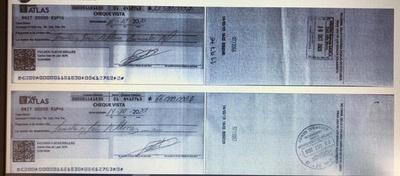 Robaron cheques y estafan a varios comercios