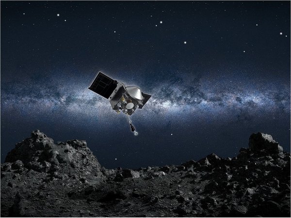 Sonda de la NASA recogió muestras suficientes del asteroide Bennu