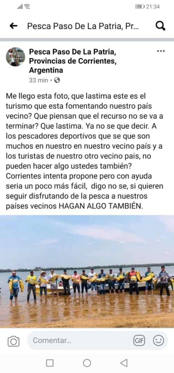 Argentinos lamentan pesca indiscriminada en aguas del Paraná - Nacionales - ABC Color