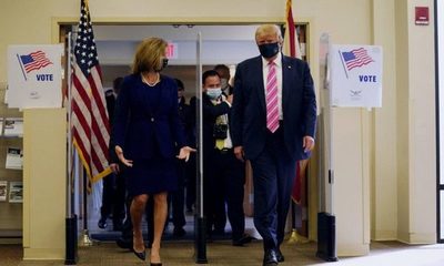 Voto anticipado de Donald Trump en Florida