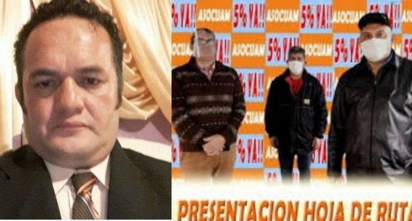 En audio Santiago Montania asegura que los de la Asocuam son una manga de sinvergüenzas