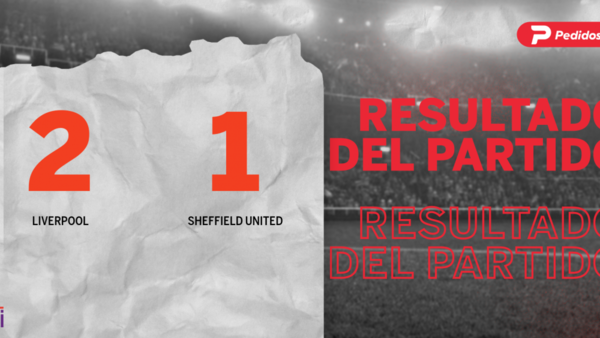 Con la mínima diferencia, Liverpool venció a Sheffield United por 2 a 1