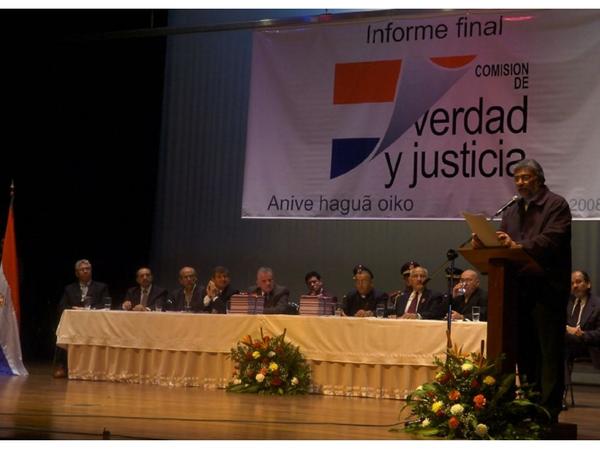 Informe final de CVJ tuvo consenso social y político