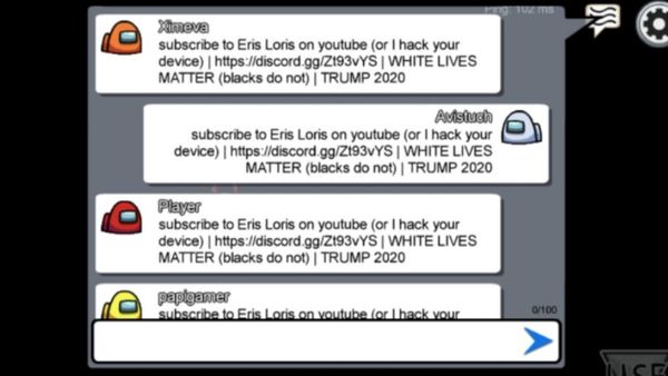 Eris Loris, el jugador pro-Trump de Among Us que hackea partidas | OnLivePy