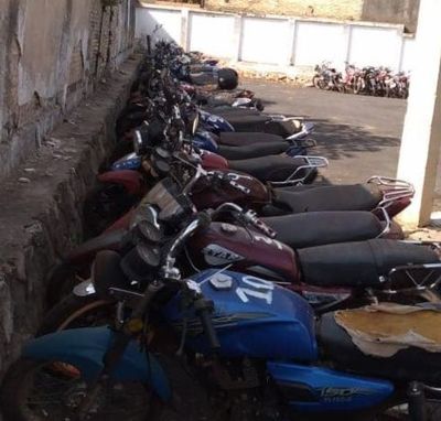 Patrulla Caminera emplaza a infractores para retirar sus motocicletas