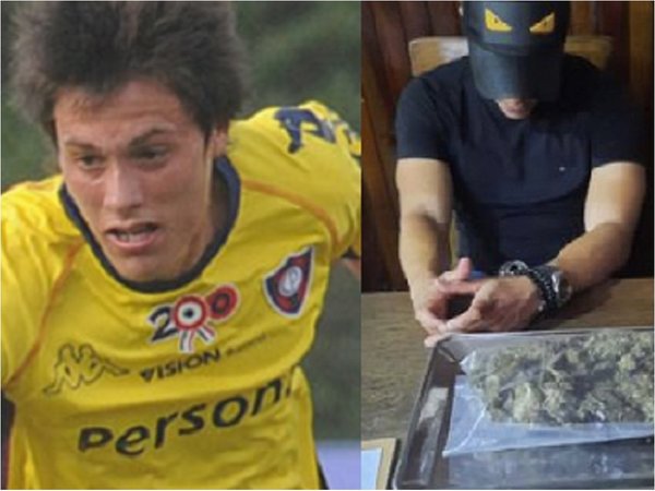 Fiscalía imputa a futbolista detenido con marihuana