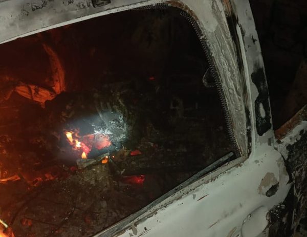Hombre muere calcinado tras accidente
