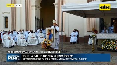 Monseñor Edmundo Valenzuela: “Que la salud no sea nuevo ídolo” - Periodísticamente - ABC Color