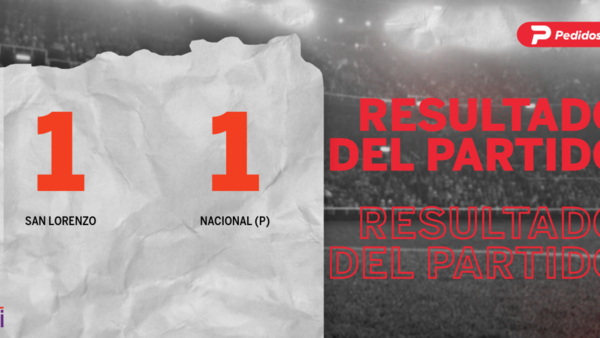 San Lorenzo y Nacional (P) se reparten los puntos y empatan 1-1