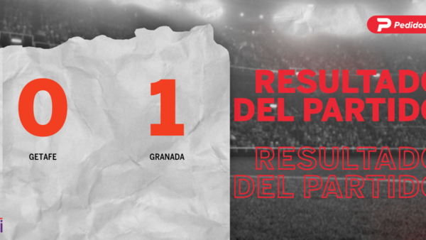 Por la mínima diferencia, Granada se quedó con la victoria ante Getafe en el estadio Coliseum Alfonso Pérez