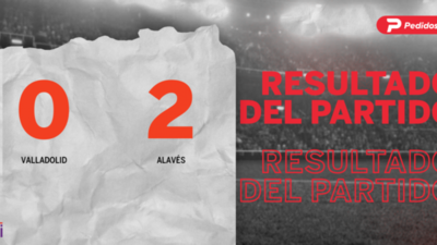 Alavés derrotó a Valladolid 2 a 0