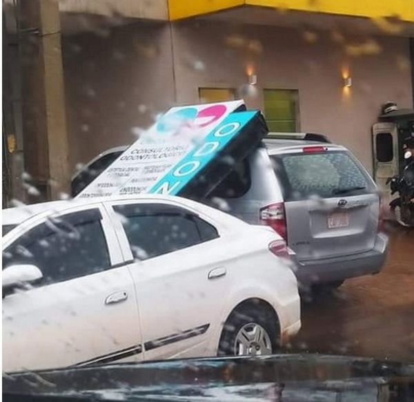 Temporal causó estragos en la vía pública