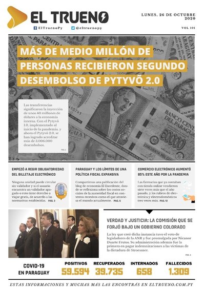 E-paper 26 de Octubre 2020 - El Trueno
