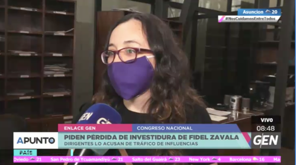 HOY / Dirigentes del Partido Comunista y del P-MAS solicitan la pérdida de investidura del senador Fidel Zavala