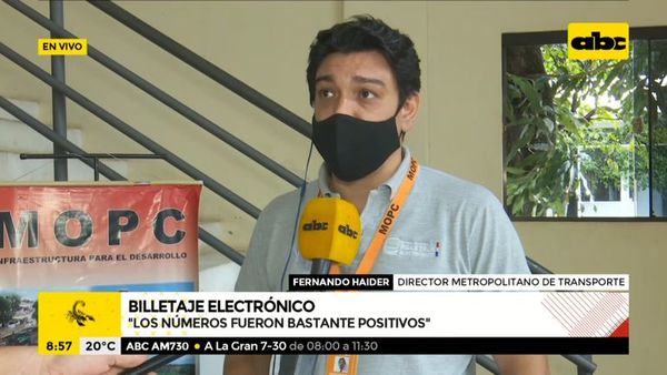 Billetaje electrónico: multa por cobro indebido es de 41 jornales mínimos - ABC Noticias - ABC Color