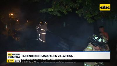 Incendio de basural en Villa Elisa - ABC Noticias - ABC Color