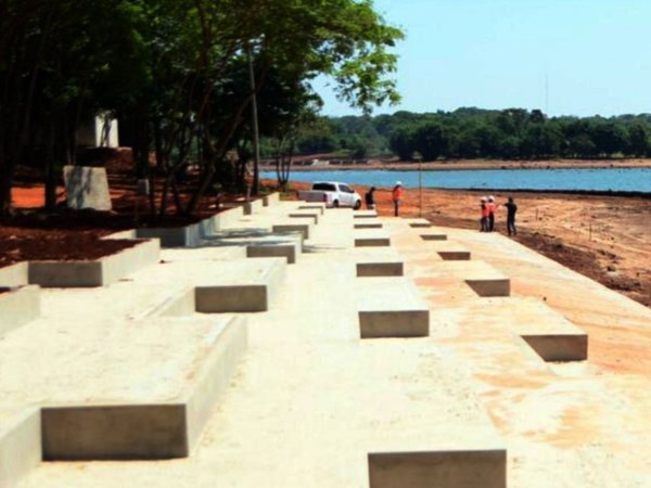 Primera playa inclusiva en Ciudad del Este registra avance del 30%
