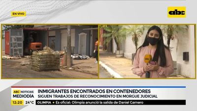 Siguen trabajos de reconocimiento de cuerpos de inmigrantes hallados en contenedor - ABC Noticias - ABC Color
