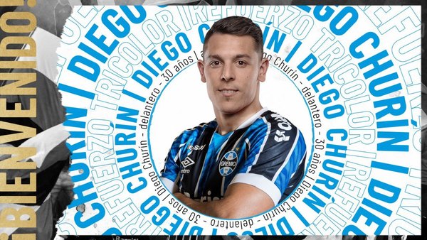 Al ritmo de 'Churín, churín fun flais', Diego fue presentado en Gremio