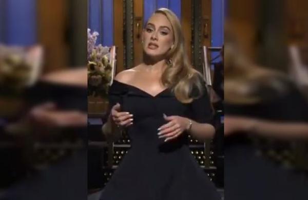Adele reapareció en tv y bromeó sobre su cambio físico: 'Tuve que viajar ligero y traer solo la mitad de mí' - SNT